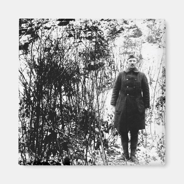 Aimant Sergt. Alvin C. York, 328e guerre d'infanterie (Devant)