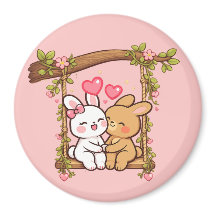 Série Bunny Love — Art de lapin romantique mignon