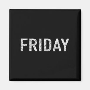 Aimant Série Jours De La Semaine Vendredi En Distress 