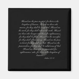 Aimant Sermon sur la montagne Les Béatitudes Matthieu 5_3