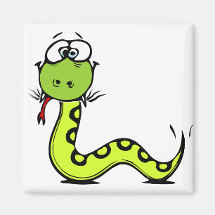Aimant Serpent vert
