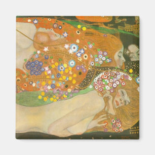 Aimant Serpents d'eau II par Gustav Klimt, Art Nouveau