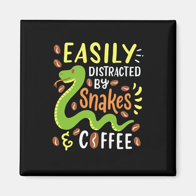 Aimant Serpents et café (Devant)
