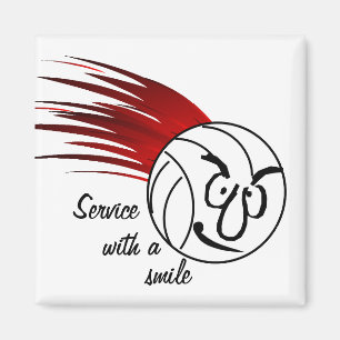 Aimant Service avec un sourire