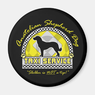 Aimant Service de Taxi Chien de Berger Anatolien