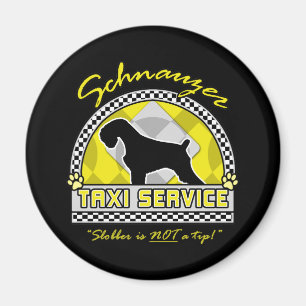 Aimant Service de taxi de Schnauzer