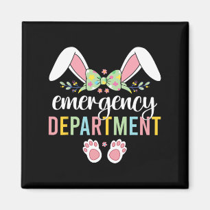 Aimant Service D'Urgence Bunny Salle D'Urgence Er Infirmi
