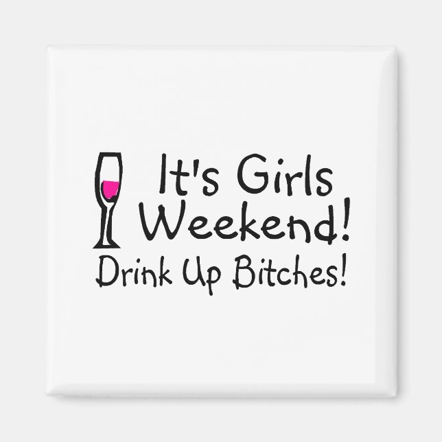 Aimant Ses Filles Week-End Drunup Vin (Devant)