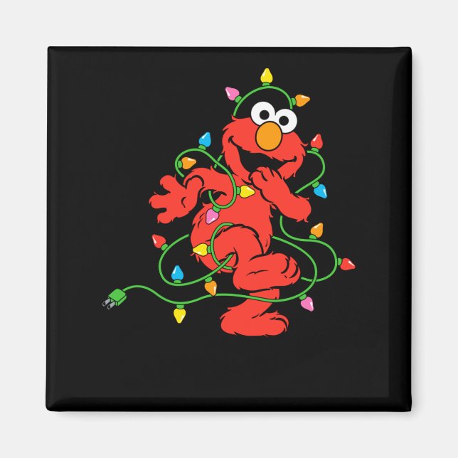 Aimant Sesame Street Elmo Christmas Lights Baby  (Devant)