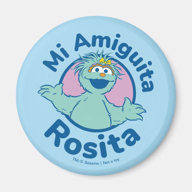 Aimant Sesame Street | Mon Amie Rosita (Devant)