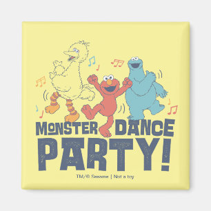 Aimant Sesame Street   Monster Dance Party
