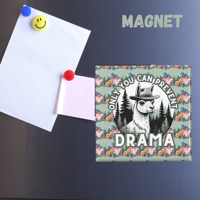 Aimant Seule la Forêt Lama Drame peut être évitée (Créateur téléchargé)