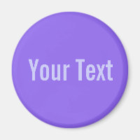 SEULEMENT COULEUR / LILA + votre texte