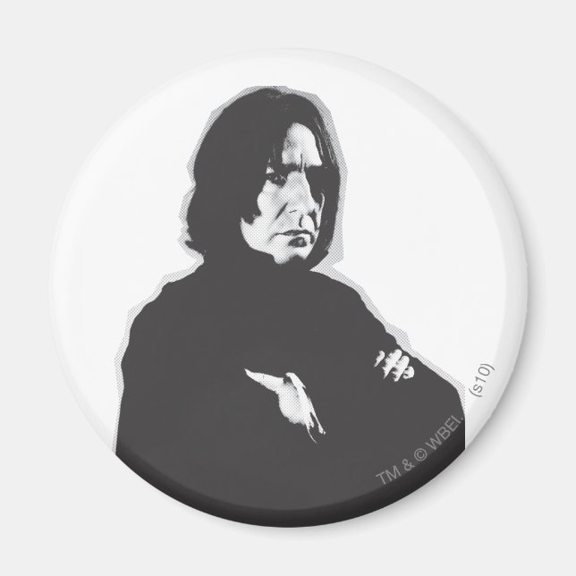 Aimant Severus Snape Bras Croisés B-W (Devant)