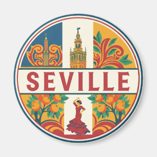 Aimant Séville Espagne Plaza de España