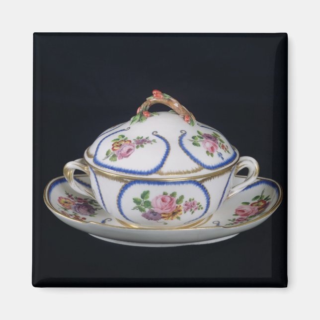 Aimant Sèvres cuvette et assiette, 1764 (Devant)