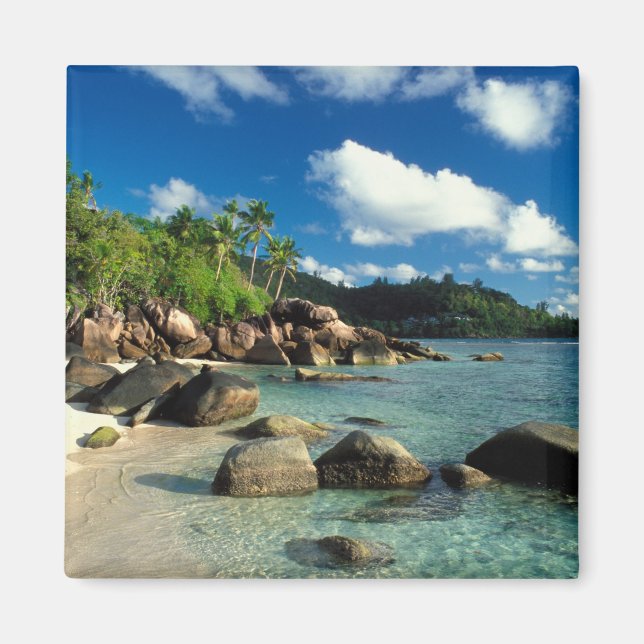 Aimant Seychelles, île de Mahe, plage d'Anse Royale. 3 (Devant)