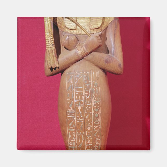 Aimant Shabti figure du roi de la tombe de Toutankhamon (Devant)