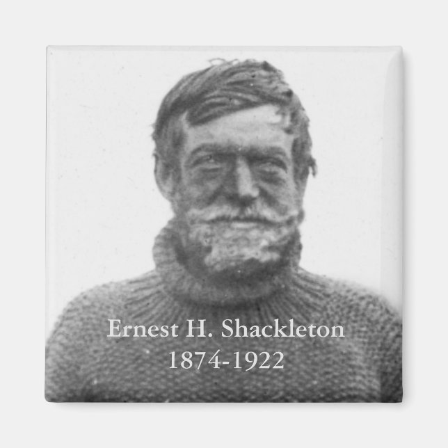 Aimant Shackleton en Antarctique Nimrod 1909 photo (Devant)