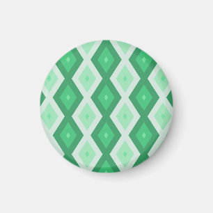 Aimant Shades of green diamond pattern