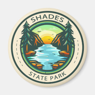 Aimant Shades State Park Insigne Indiana
