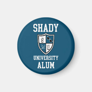 Aimant Shady University Alum grand commérage lunettes de
