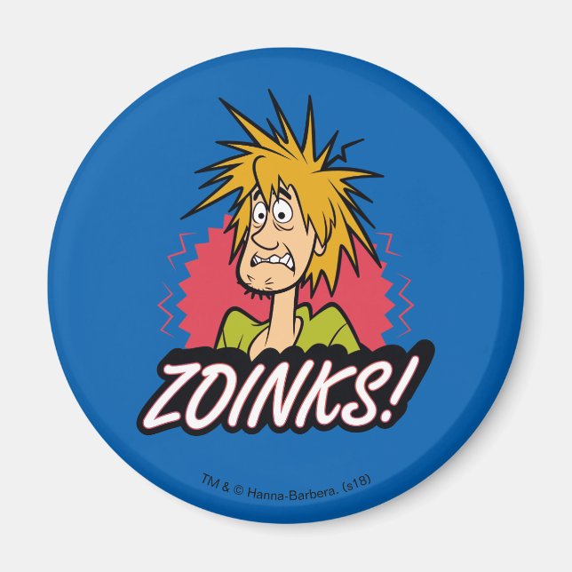 Aimant Shaggy "Zoinks !" graphic (Devant)