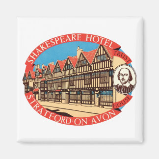 Aimant Shakespeare Hotel, Stratford on Avon Luggage Étiqu