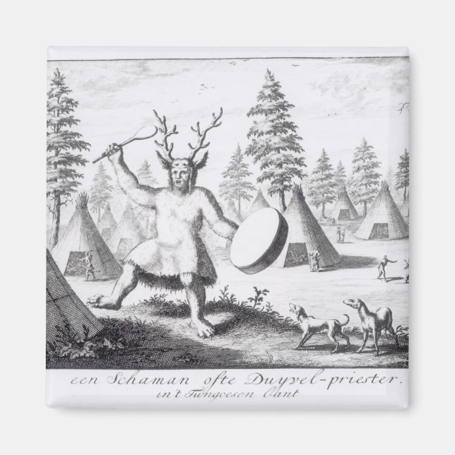 Aimant Shaman d'origine américaine (Devant)