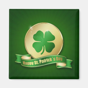 Aimant Shamrock de la pièce de la Saint-Patrick