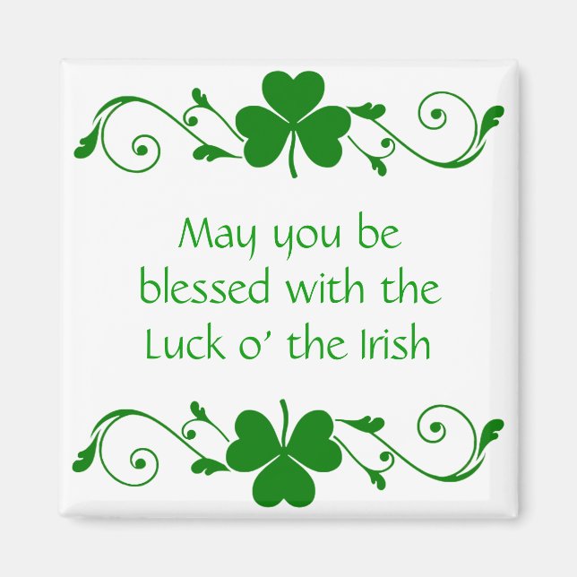 Aimant Shamrock Garland (Devant)