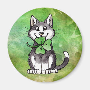 Aimant Shamrock Kitty