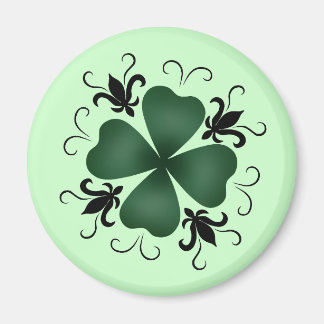 Aimant Shamrock victorien élégant