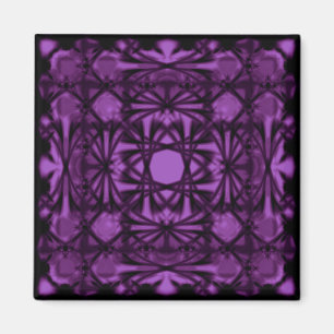 Aimant Shamrock Violet Déco