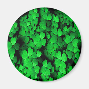 Aimant Shamrocks and Hearts Saint Patrick's Day Green