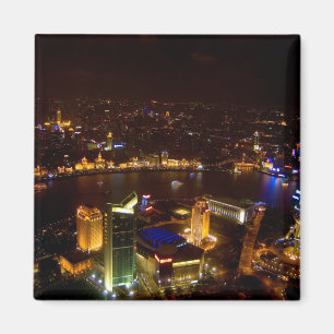 Aimant Shanghai Chine merveilleuse horizon avec la modern