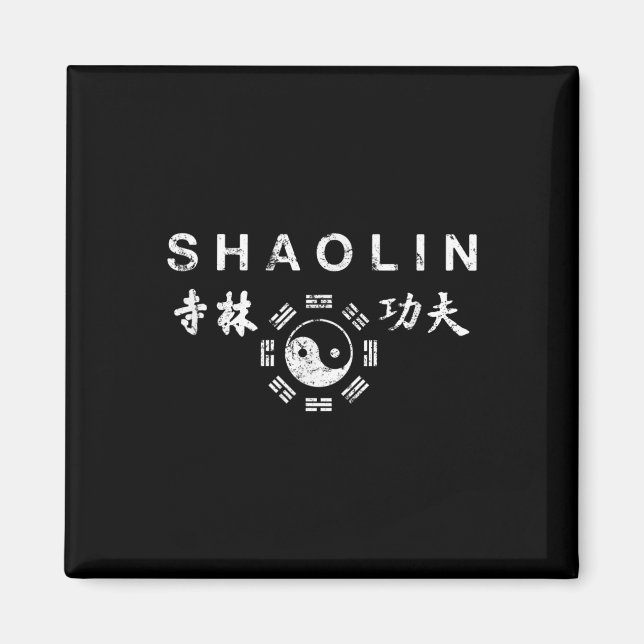 Aimant Shaolin Kung Fu Arts martiaux chinois (Devant)