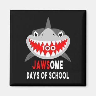 Aimant Shark Jawesome 100 Jours School mignonne plaisir c