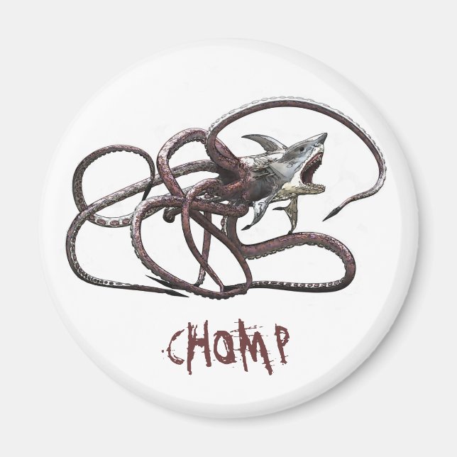 Aimant Sharktopus CHOMP (Devant)