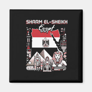 Aimant Sharm El-sheikh Egypte Voyage de Famille Souvenir 