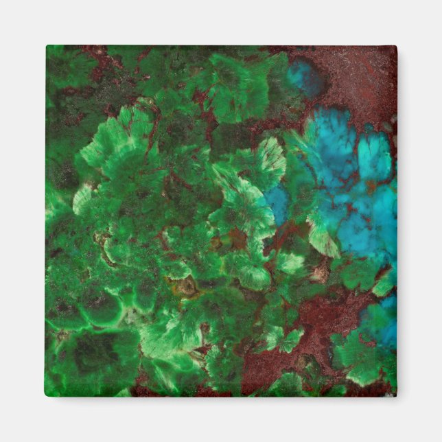 Aimant Shattuckite à lace verte (Devant)
