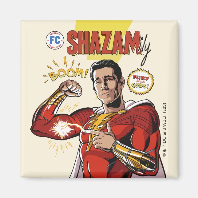 Aimant SHAZAM ! Furie des dieux | Housse de bande dessiné (Devant)