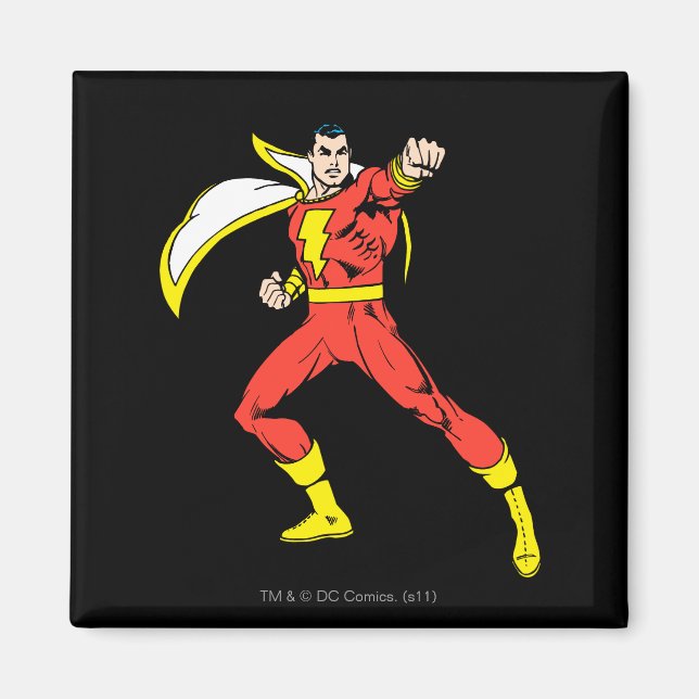 Aimant Shazam prêt à combattre (Devant)