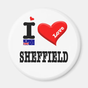 Aimant SHEFFIELD - I Love