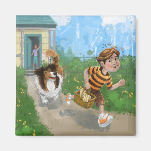 Aimant Sheldon et Davie Adventure