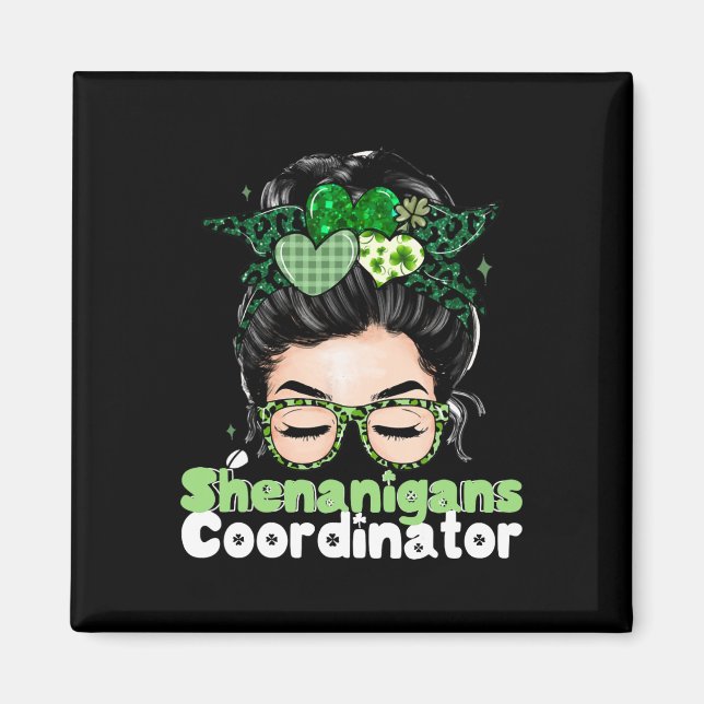 Aimant Shenanigans Coordonnateur Jour de la Saint Patrick (Devant)