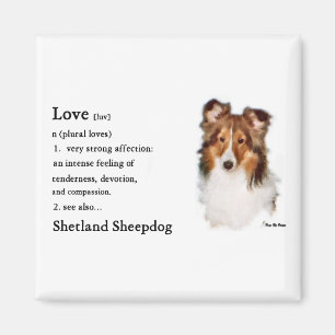 Aimant Shetland Sheepdog Sheltie Art Cadeaux