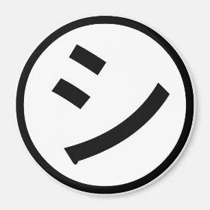 Aimant ㋛ Shi Kana Katakana Smiling Emoji / Emoticon