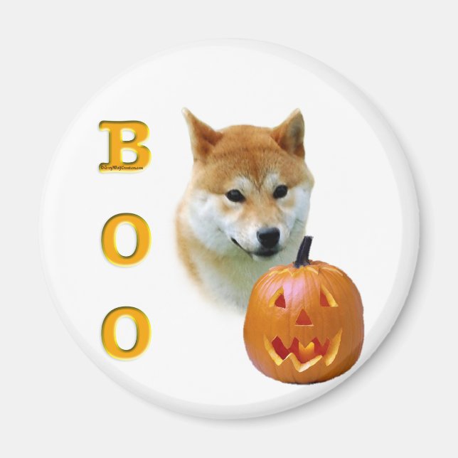 Aimant Shiba Inu Boo (Devant)