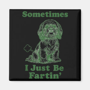 Aimant Shih Tzu Pet Fart Drôle Amateur de Chien Parfois J